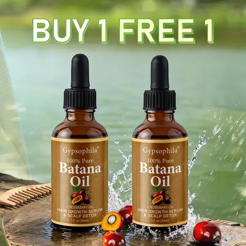 【Buy 1 Get 1 Free】Gypsophila Batana Oil with Rosemary – Hair Growth Support, Scalp Detox & Deep Nourishment (30mL)  #Summervibes