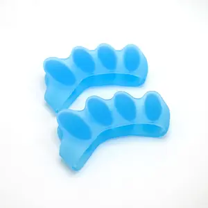 Toe Separators for Women & Men, 10 PCS (5 Pairs) Soft Silicone Toe Spacers, 5 Colors Toe Separator for Bunion Relief (5 pairs (10 items))