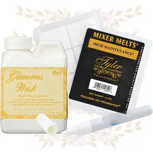 Tyler Diva Glamorous Wash Laundry Detergent (4 oz.) Bundle with Tyler Diva Mixer Melts and  Stain Remover Pen -  Diva Gift Pack Scented Bundle -   Laundry Detergent