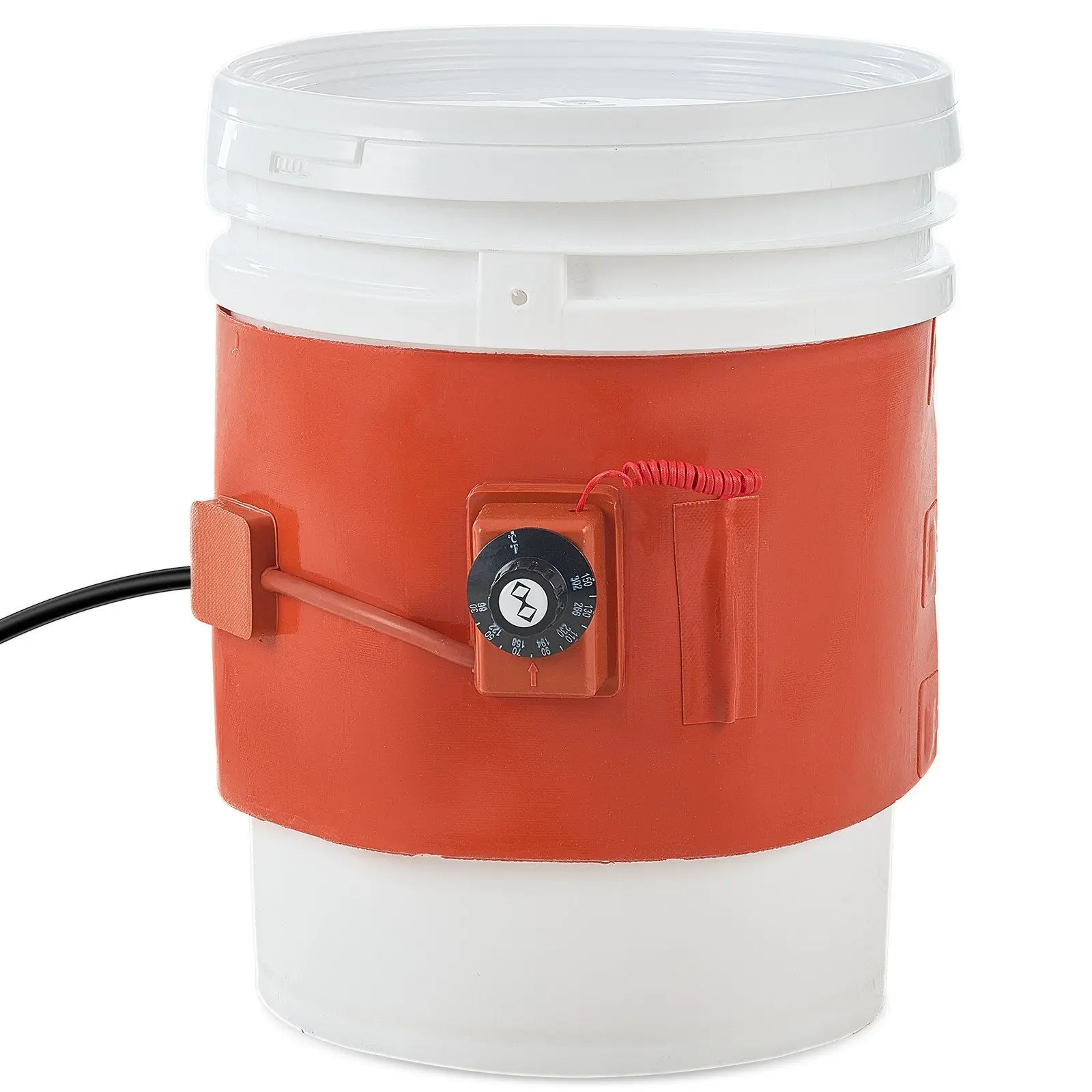 VEVOR 5 Gallon Metal Drum Heater 800 Watt 7.75 inch Width86-302 ° F Adjustable