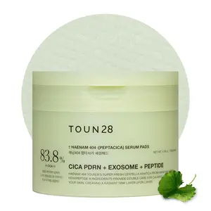 TOUN28 PEPTACICA Serum Pads 4.58 oz | 130g(60ea) 69.1% Centella Asiatica Extract – Moisturizing | Korean Skincare for Sensitive Skin