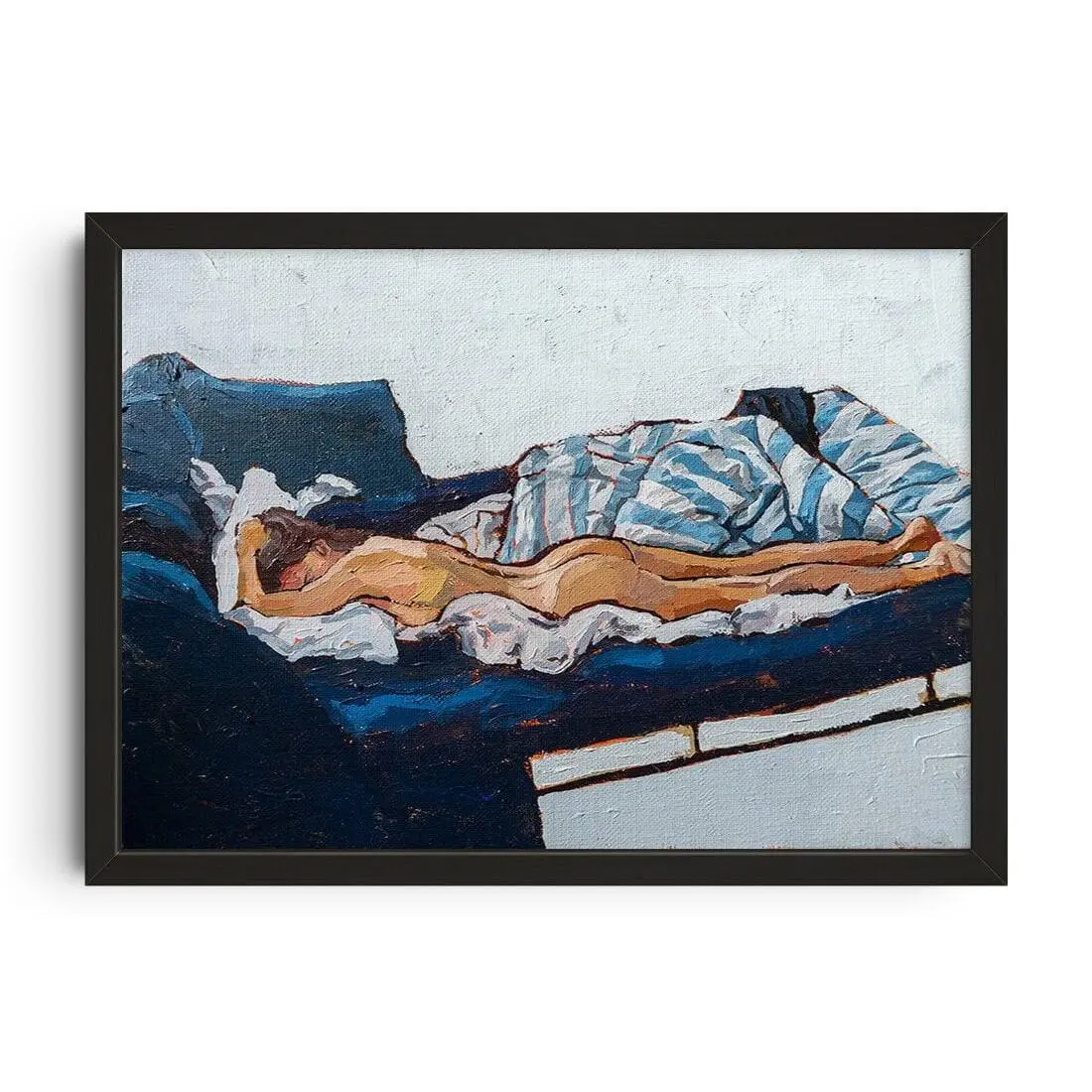 French Figure Vintage Painting Wall Art Print Poster
