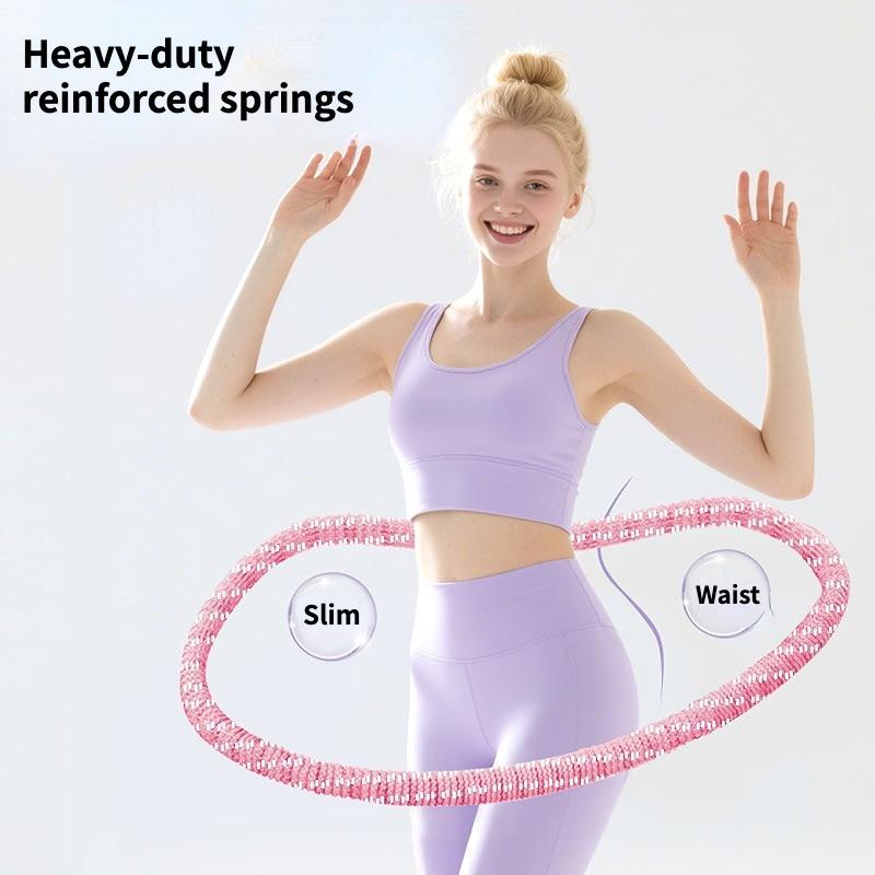 Multifunctional Hula Hoop Fitness Equipment Soft Spring Exercise Hoops Comfortable Design for Waist Protection Home Gym Kit Infinity Fitness