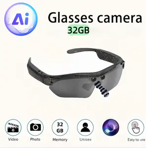 AI smart outdoor sports glasses, multilingual translation, voice assistant, 8-megapixel high-definition hands-free shooting cycling/running/fishing/mountain climbing, essential full-scene equipment for outdoor enthusiasts/sports experts/travel bloggers