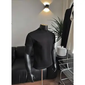 Premium Plain Cotton T-Shirt - Black & White Essentials - High Quality Blank Tee for Men & Women