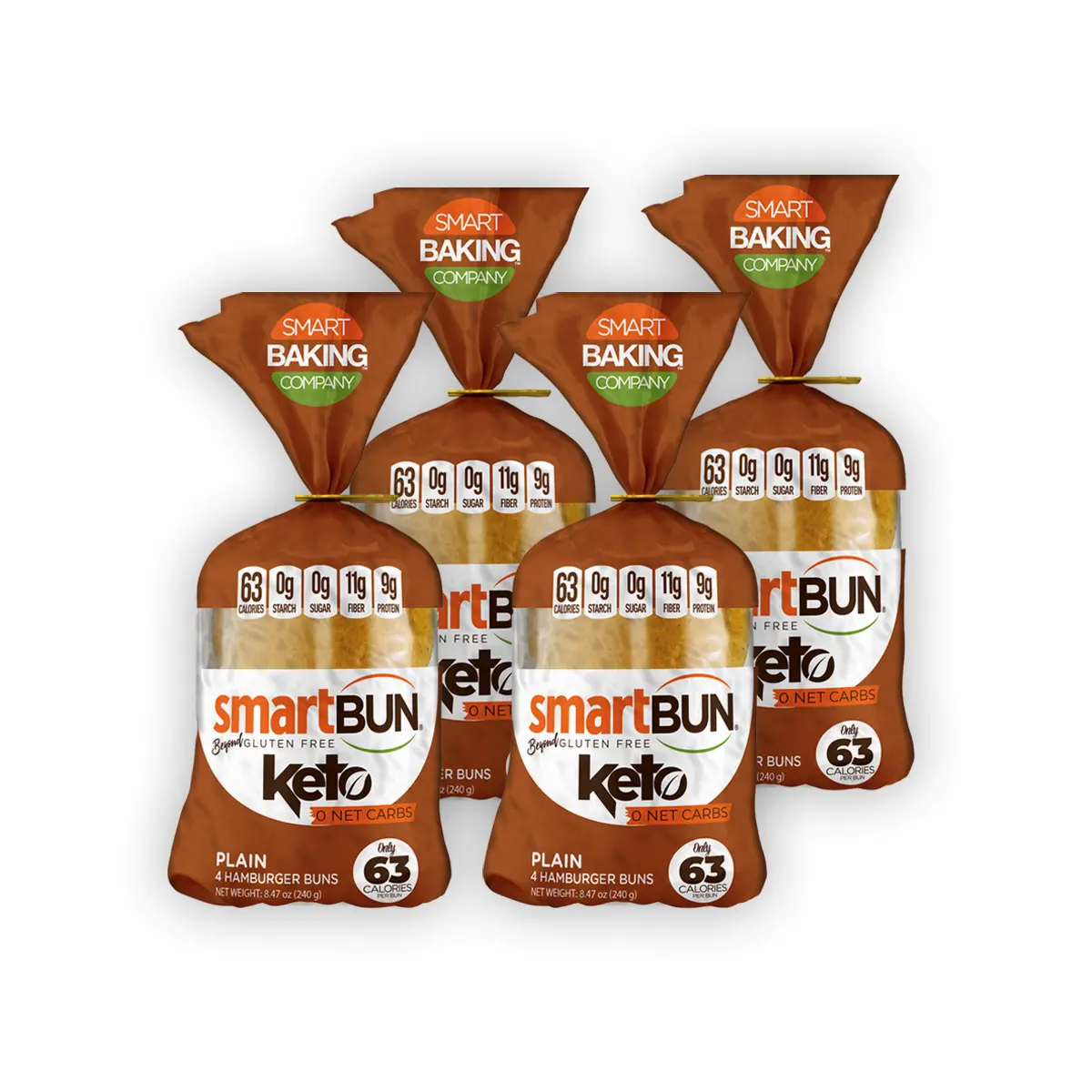SmartBun Plain 16-pack