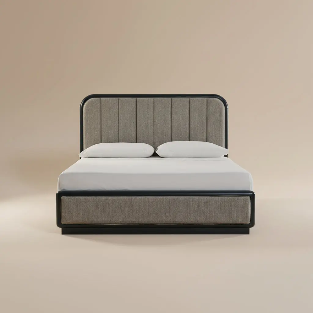 Rowanbeck King Upholstered Panel Bed