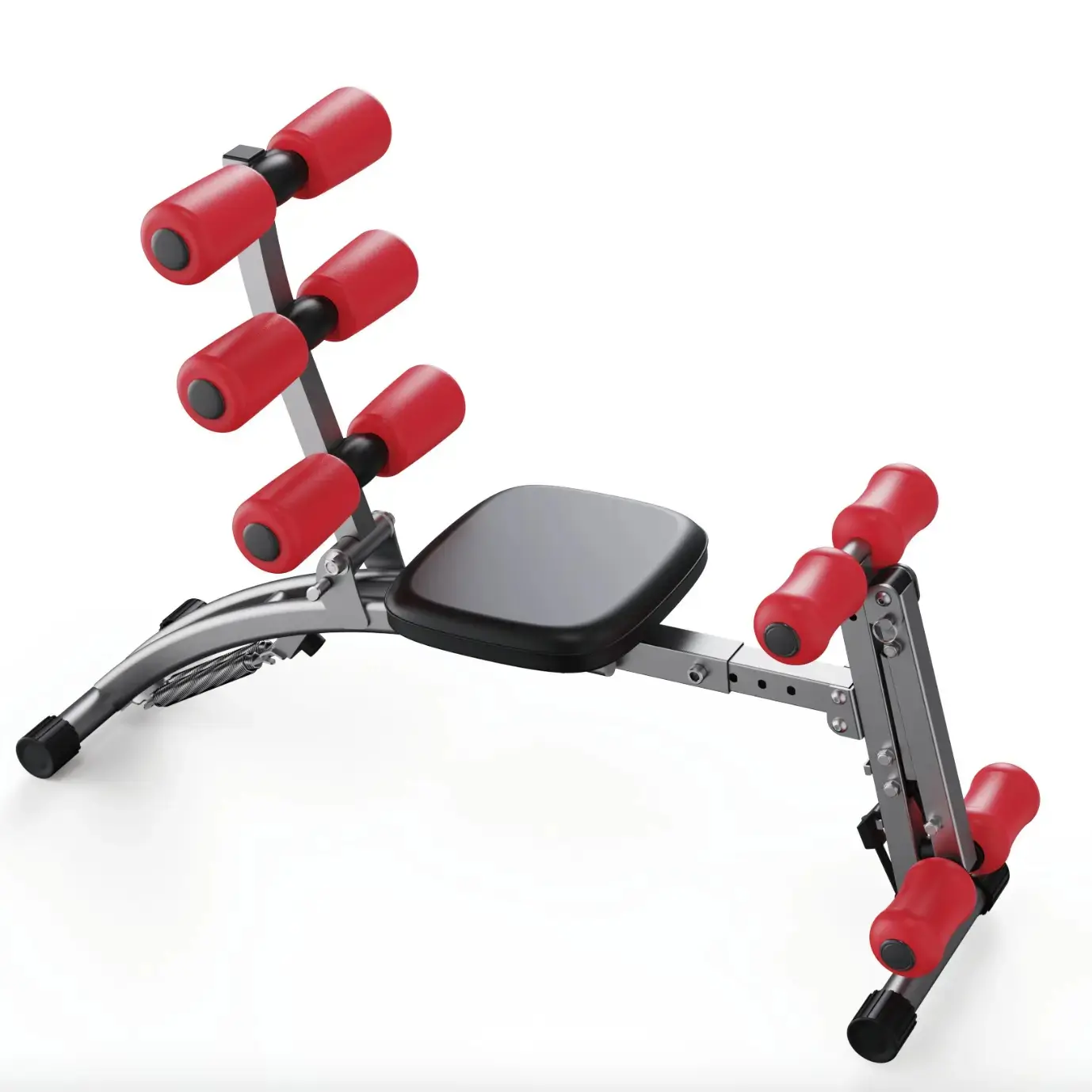Adjustable Weight Bench, Ergonomic Multifunctional Exercise Equipment for Home Gym Full-Body Strength & Resistance Training with 4-Level Length Adjustment, Shoulders, 300Lb