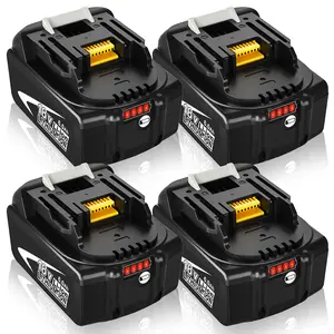 6000mAh 12000mAh Lithium ion BL1860B Battery Replacement for Makita 18V Compatible with 18 Volt BL1890 BL1860 BL1850B BL1850 BL1840B BL1840 BL1830B BL1830 BL1815 BL1820 BL1820B