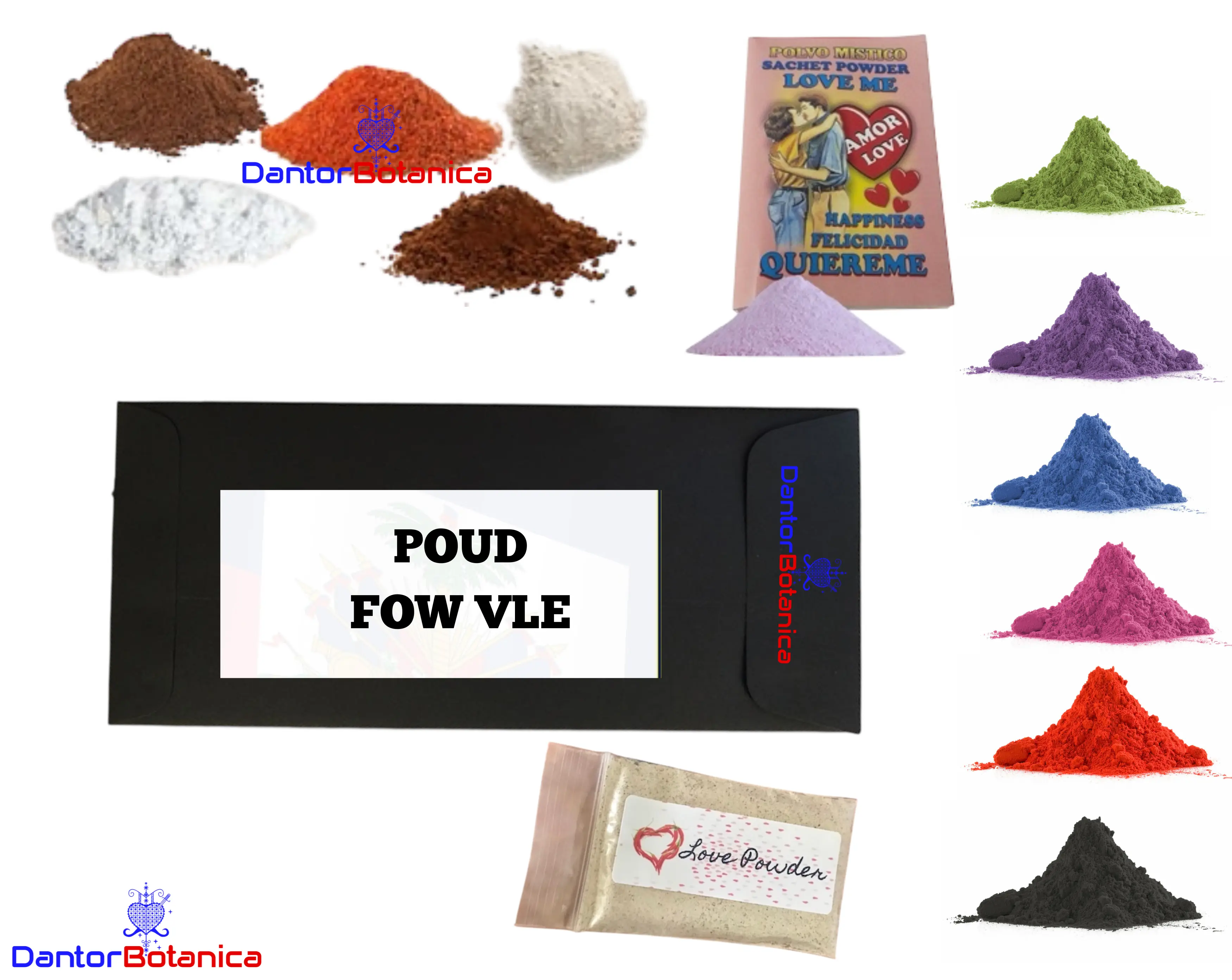 POUD FOW VLE-RELIGIOUS POWDER POLVO- POUD VODOU