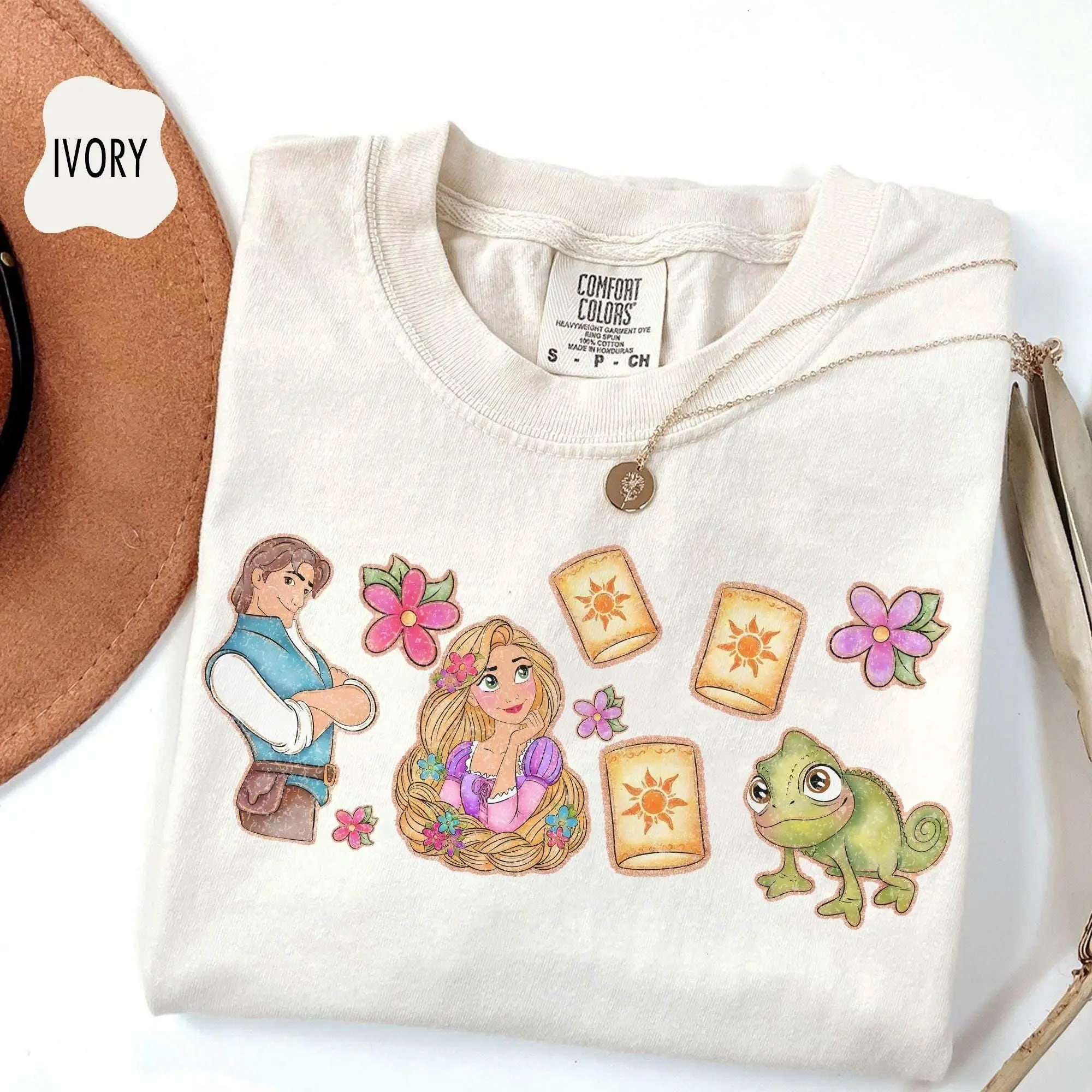 Vintage Tangled  Comfort Colors Shirt, Tangled Princess Tee, Princess Vacation Shirt, Magic Kingdom Trip Shirt, Flynn Rider Shirt