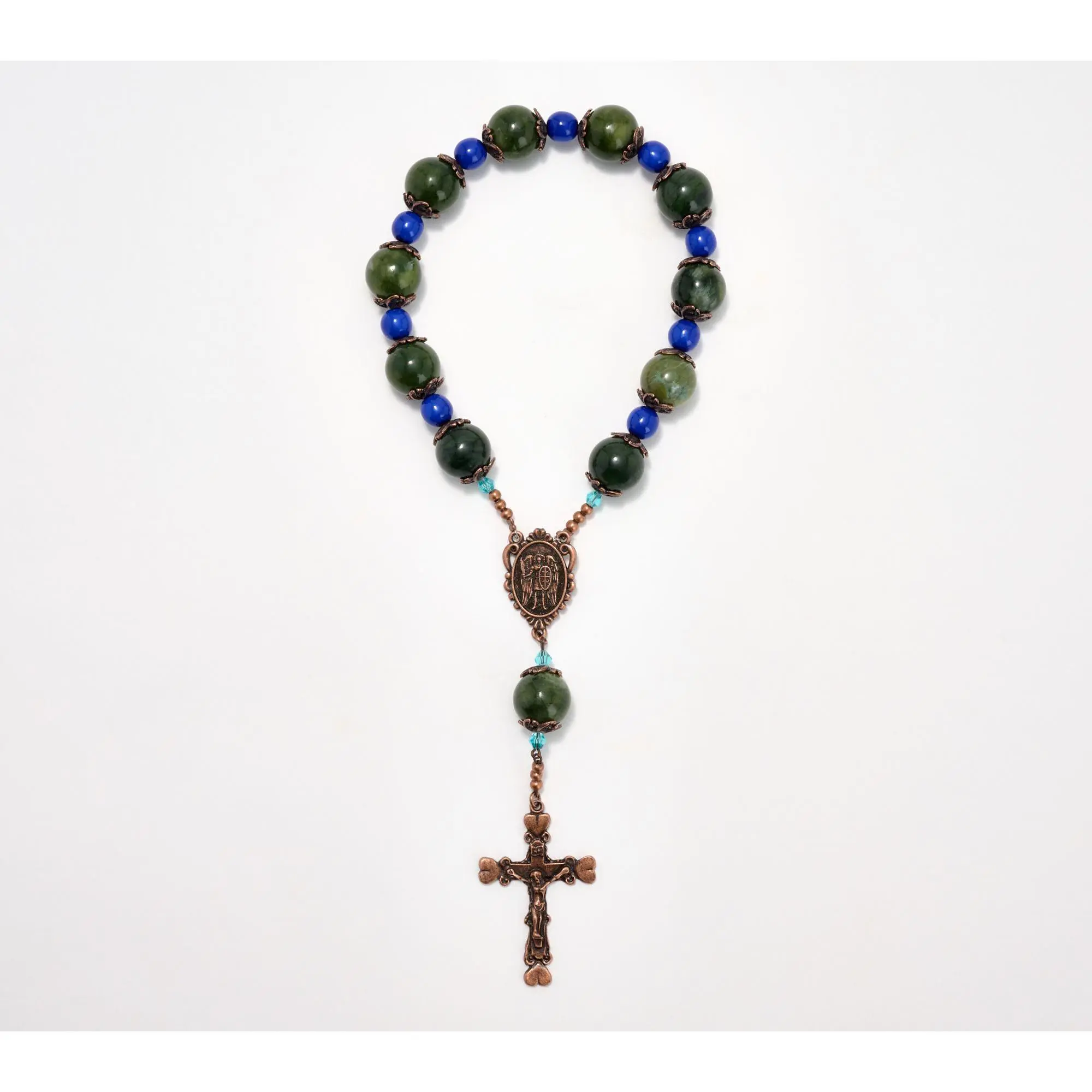 Connemara Marble Door Knob Protection Rosary