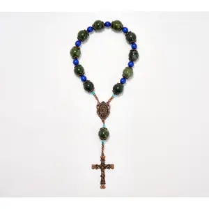 Connemara Marble Door Knob Protection Rosary