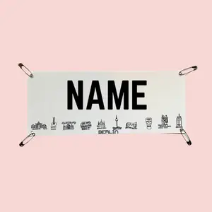 Berlin - Marathon Name Bib Kit