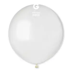 Solid Balloon Crystal G150-000 | 25 balloons per package of 19'' each
