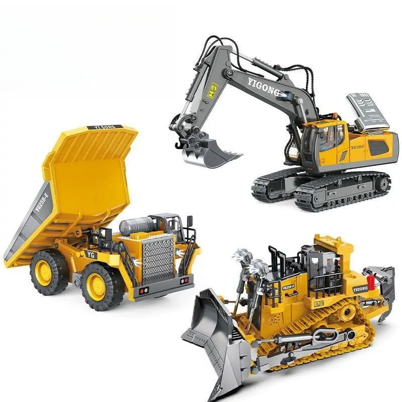 Excavator +Bulldozer+Dump Truck 