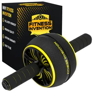 Ab Roller Wheel - Ab Wheel Roller & Knee Mat - Ab Roller for Abs Workout - Ab Wheel Roller for Core Workout - Rueda Para Abdominales - Abs Roller for Abs Workout - Exercise Wheels for Abs