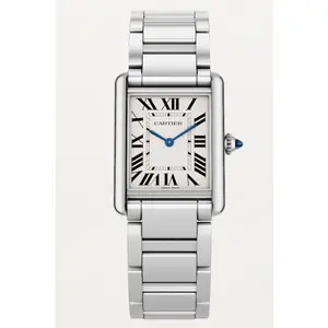 Cartier Tank Solo Series MM Steel Strap Watch 34.8*27.4mm
