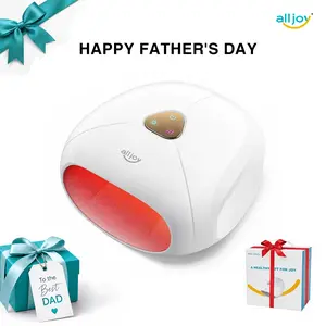 Alljoy Rechargeable Heated Hand Massager – 2 Modes, 3 Intensity & 3 Heat Levels for Sore Fingers & Hands, Perfect For Both Men and Women