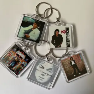 Michael Jackson Album Keychains