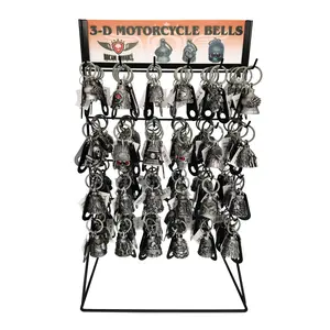 Dream Apparel 96 pcs Motorcycle Bells Set for Biker Rider, Riding Accessories Drive Away Gremlins Road Demon Spirit Bell for Good Luck, Motorcycle Gift Charm