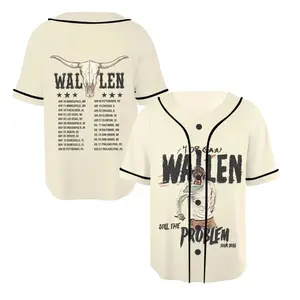 M-Morgan Wallenn Still The Problem Tour 2026 Baseball Jersey, Country Concert Shirt