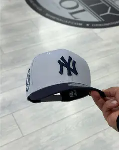 New Era New York Yankees 9FIFTY BLACK/GRAY Cap Tonal Logo Fitted Classic Hat
