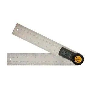 212 MAIN 7 in. Digital Angle Locator and Ruler, Portable Stainless Steel Scale Tool with Auto Shut-Off, Office Measuring Hardware