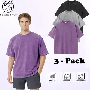 Premium 3-Pack Oversize T-Shirt Bundle Oversized Heavyweight Cotton Tee Relaxed Fit Urban Streetwear Style Soft Breathable Fabric Comfortable All-Day Casual Wear Durable Minimalist Basic Essential