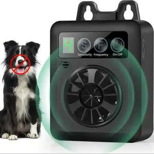 Dog Bark Deterrent, 50ft Range Bark Box, Sonic Bark Deterrent with 3 Ultrasonic Control Modes, Pet Training & Behavior Aid, Dog & Cat AccessoriesGift