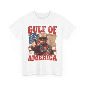 'Gulf of America' T-Shirt, Patriotic Conservative Tee, Political Humor Shirt, MAGA Gift