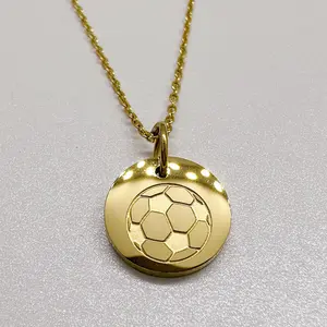 Soccer Charm Necklace | Gift for Soccer Girl |  Hypoallergenic and Tarnish-Resistant