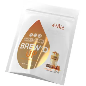 Sweat Ethic Brew’D UP Protein Coffee – 15g Whey Isolate, 5g Collagen, 0g Sugar, Colombian Roasted Beans, Natural Caffeine, Low Lactose, Ideal for Fitness Enthusiasts