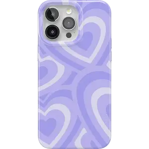 Casely iPhone 15 Pro Max Case | Love Song | Lavender Heart | Compatible with MagSafe | Classic Ultra Thin Design