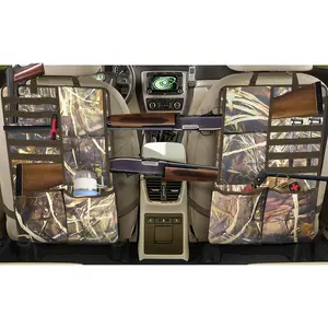 Car Seat Back Rack, 2 Pack Truck Racks for Hunting Gear, Backseat Organizer With Molle Panel, Storage Pockets, Universal Bag for Truck,SUV