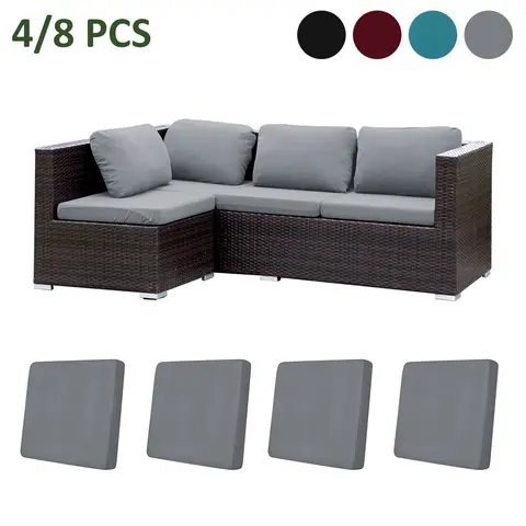 Stretchy Fit Sofa Cushion Covers Set, Easy Washable Single Seat Couch Protectors, Multiple Colors Available, Ideal for Home Hotel Dorm