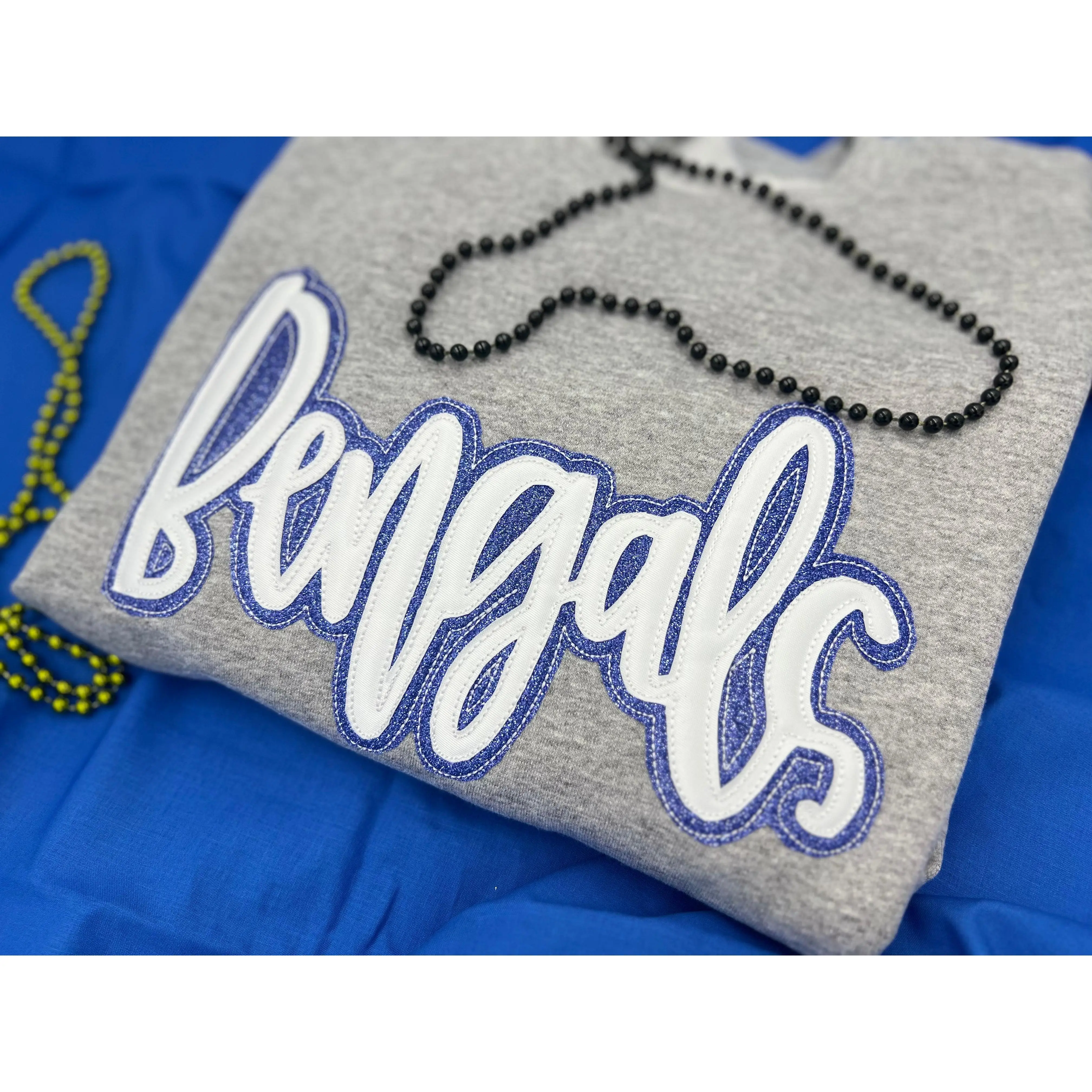 Blaine Bengals Sparkly crewneck Sweatshirt