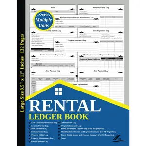 Simple Rental Ledger Book | Rental Income & Expenses Tracker Organizer Log Book | Keep Track and Record of Your Rent Payment