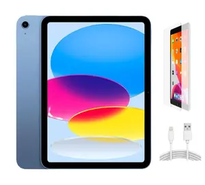 Refurbished Apple iPad 10th Gen (2022) (WiFi + Cellular Unlocked) A2757 Excellent Condition with Pre-Installed Tempered Glass & 1 Year Warranty