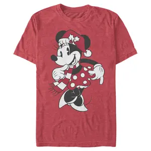 Men's Mickey & Friends Christmas Minnie Mouse T-Shirt