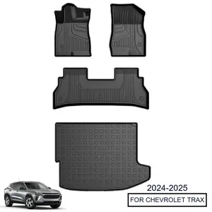 【fathersdaygift】TTX LIGHTING Custom Fit 3D TPE Car Mats  for Chevy Trax 2024-2025-2026 All Models, 1st & 2nd Row Mats, Chevrolet Trax Automotive Interior Accessory, Car Interior Accessory Car Mats Cars, Truck Floor Mats, car stuff for men, Trunk Mats,