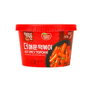 DONGWON Hot & Spicy Topokki Rice Cakes - Cup Tteokbokki , 4.23oz