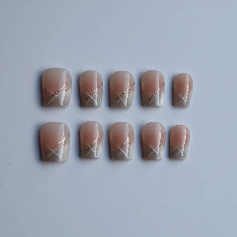 Modern French Press-On Nails
