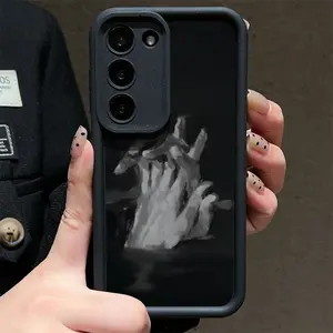 Hand Holding Pattern Mobile Phone Case for Galaxy A01/A02A/03A/04A/05A/10A/11A/12A/13A/14A/15A/20A/21A/22A/23A/A31/A32/A33/A35/A50/A51/A52/A53/A54/A5/5A7/A70/A71/A72A/73/S20S/S21/S22/S24/A25/A34/S23 Anti-fall and dirt-resistant