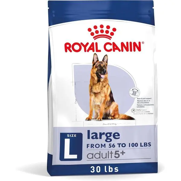 Size Health Nutrition Large 5+ Mature Dry Dog Food, 30 lb Bag