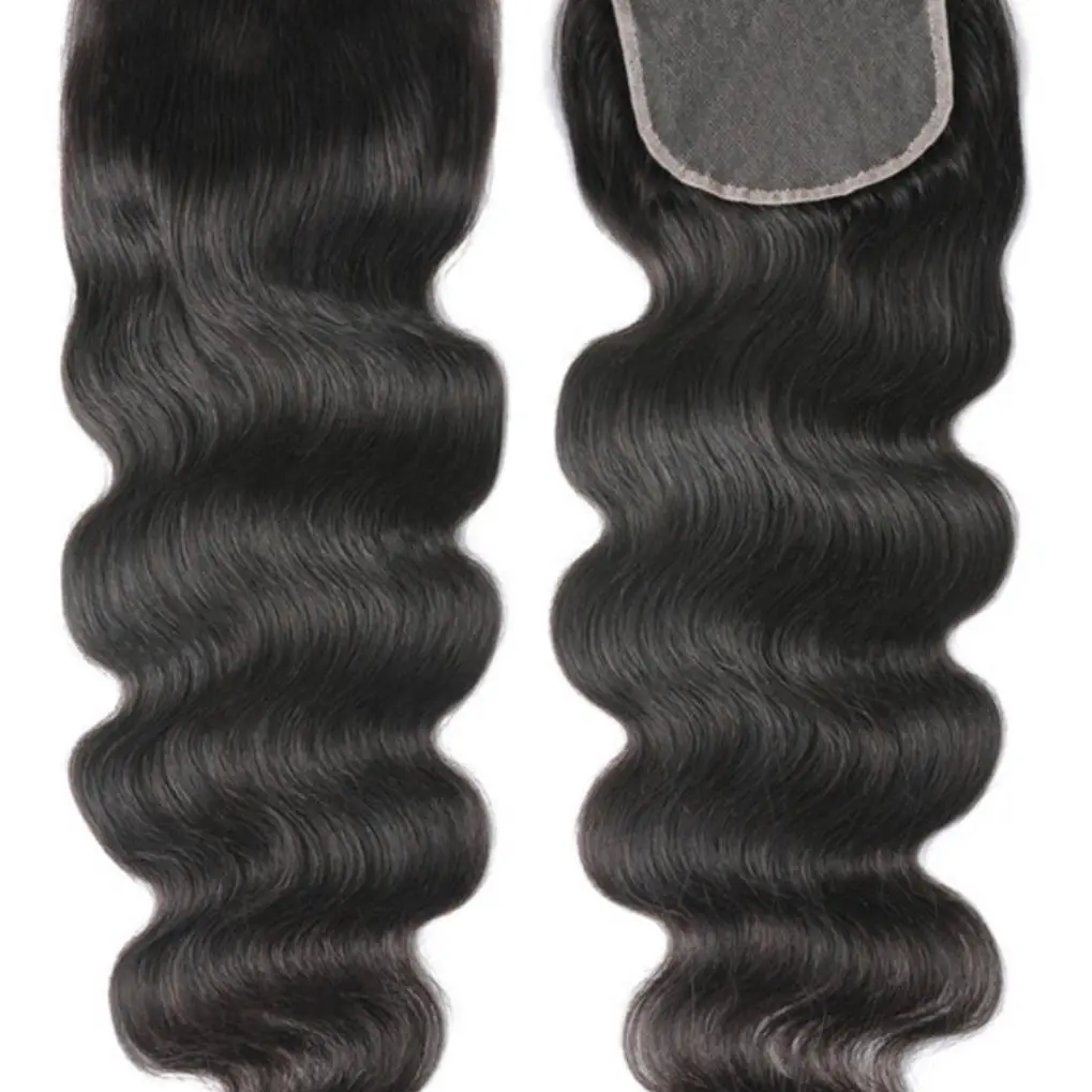 Lushlanes Hair 5x5 HD Lace Closure Body Wave Transparent Lace Undetectable Lace Closure Invisible Knots Human Hair