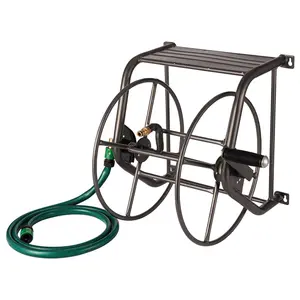 Backyard Expressions Metal Wall Mounted Hose Reel-200'Capacity