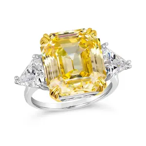 Malibu 10 Carat Canary Yellow Ring