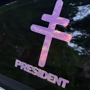 President inspired car decal sticker