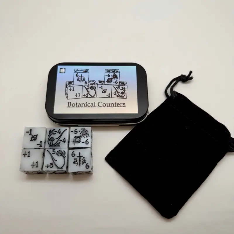 Kass’s +/- Botanical Counter Set (6-Piece)
